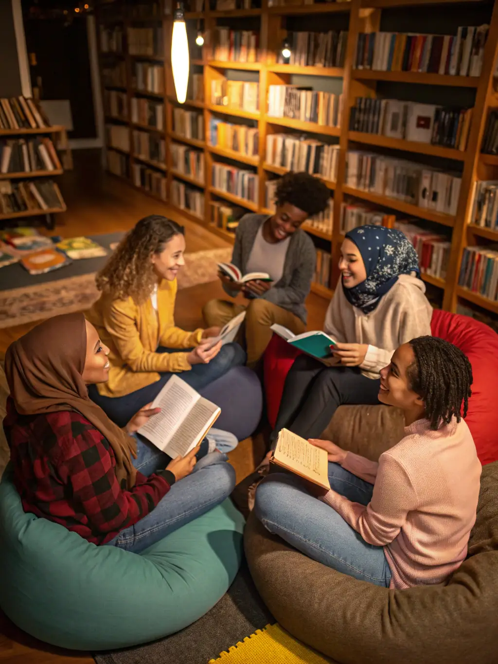 A picture of a group of people of different ages and backgrounds participating in a community dialogue session at LE PAVE.